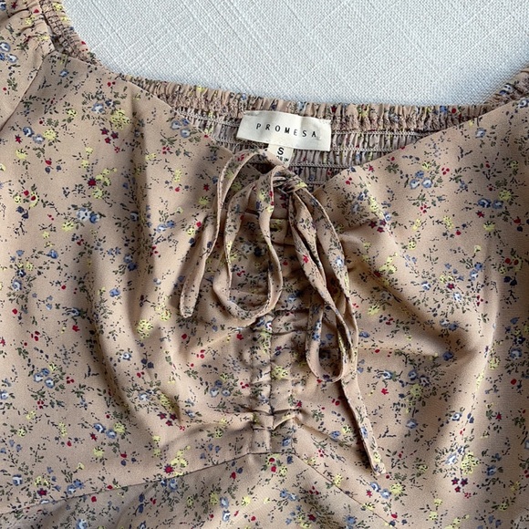 South Moon Under Promesa floral print peasant top - Picture 6 of 7